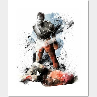 Muhammad Ali Clay boxer design, with high quality and professional accuracy Posters and Art